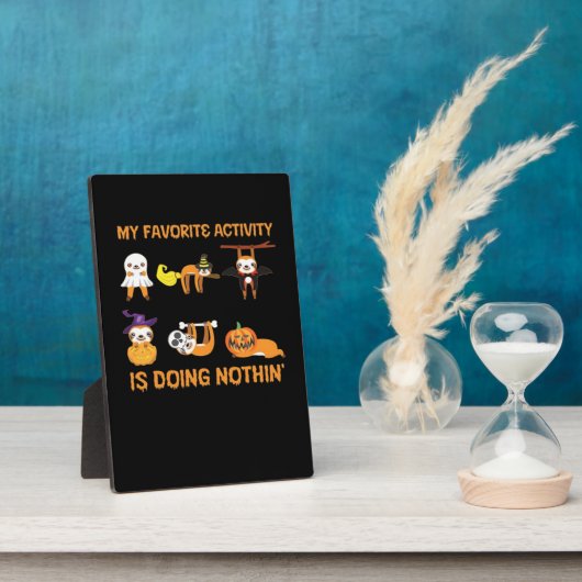 私の活お気に入りの動は何もレトロの怠け者ではない フォトプラーク (側面)