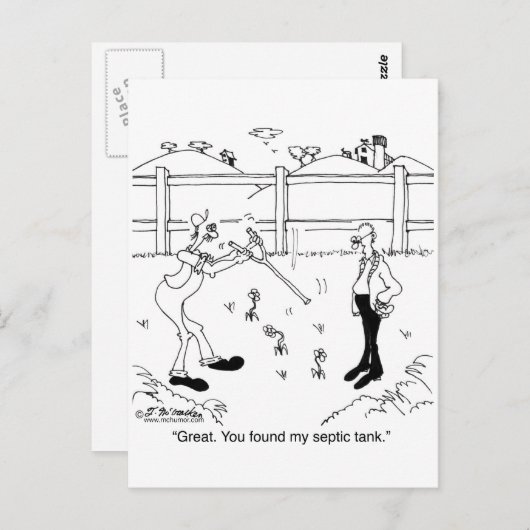私の浄化槽を見つけた ポストカード (正面/裏面)