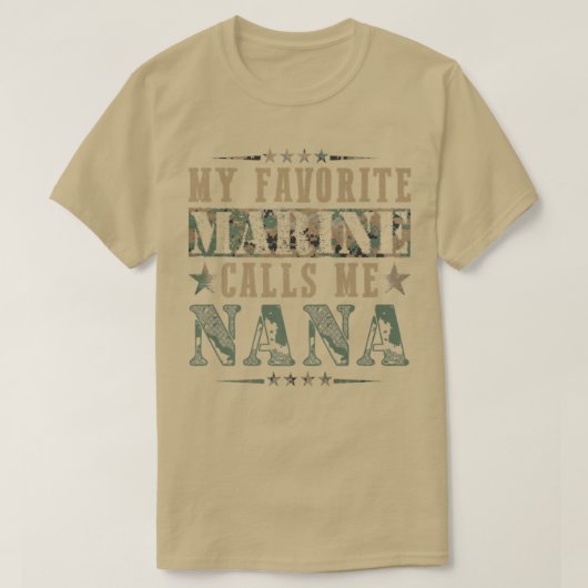 私の海お気に入りの兵は私をナナと呼ぶ、退役軍人デイPrem Tシャツ (デザイン正面)