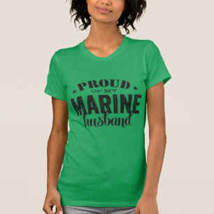 私の海洋の夫の誇りを持った Tシャツ