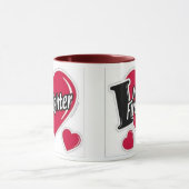 私の消防士のマグを愛して下さい マグカップ (中央)