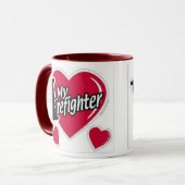 私の消防士のマグを愛して下さい マグカップ (正面左)