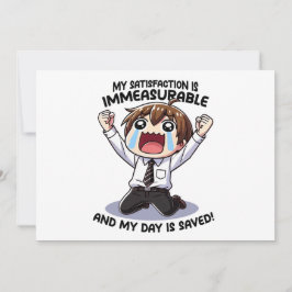 私の満足は計り知れない！ 招待状