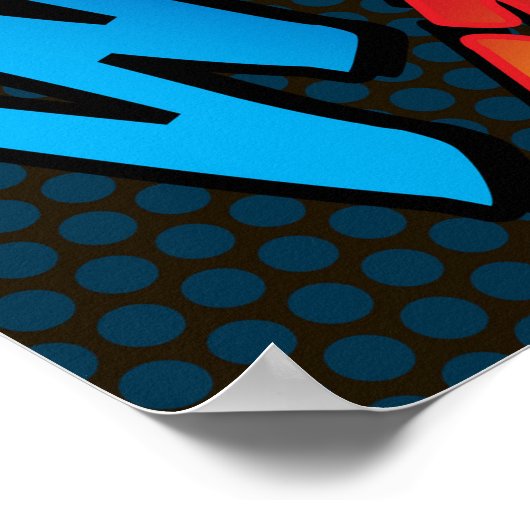 私の漫画考えブックアーポップ・アートのト ポスター (角)