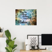 私の為に事は常に運んでいる信じ-  ポスター (ホームオフィス)