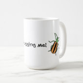 私の煩わせを-マグやめて下さい コーヒーマグカップ (正面右)