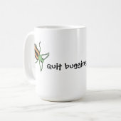 私の煩わせを-マグやめて下さい コーヒーマグカップ (正面左)