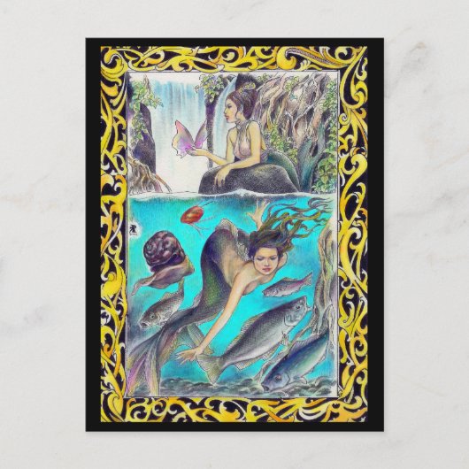 私の熱帯の幻想 ポストカード (正面)