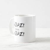 私の熱狂するな愛あなたの熱狂する コーヒーマグカップ (正面左)