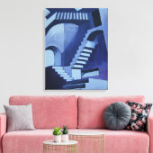 私の熱狂する階段 キャンバスプリント (インサイチュ (リビング))