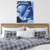 私の熱狂する階段 キャンバスプリント (インサイチュ (寝室))