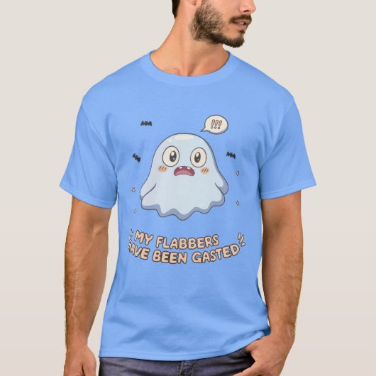 私の燃え殻がガス化されている – かわいい幽霊かわいい Tシャツ (正面)