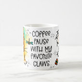 私の爪でコーヒーを中断お気に入りのする コーヒーマグカップ (中央)