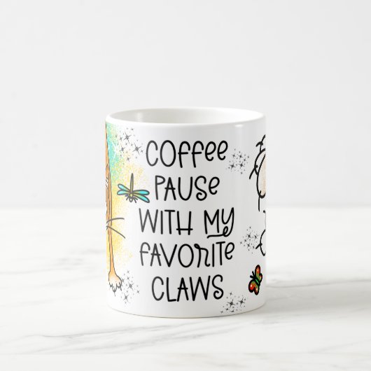 私の爪でコーヒーを中断お気に入りのする コーヒーマグカップ (中央)