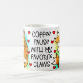 私の爪でコーヒーを中断お気に入りのする コーヒーマグカップ (中央)