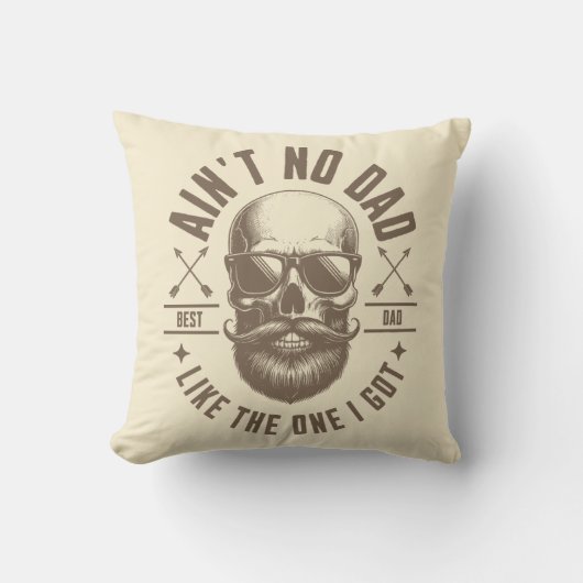 私の父の日のようなパパ得はおもしろいない クッション (正面)