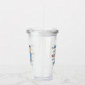 私の父は最高の可愛い父親の日だ アクリルタンブラー (右)