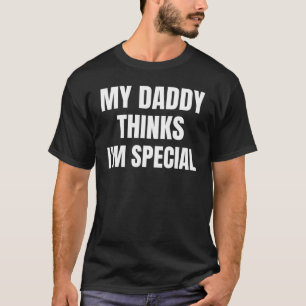 私の父考え父の日のジョークは特別な父である Tシャツ