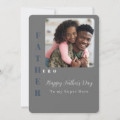 私の父、私のスーパーヒーロー父の日 (正面)