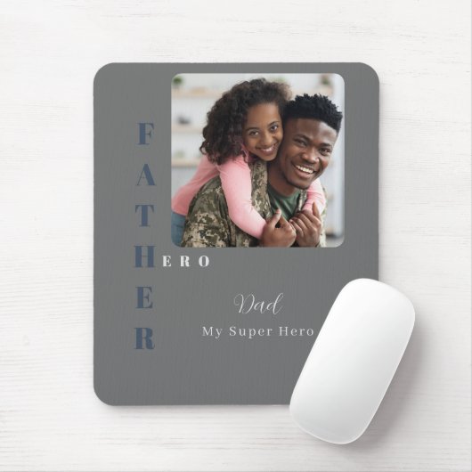 私の父、私のヒーローすごい マウスパッド (マウス)