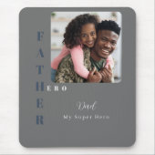 私の父、私のヒーローすごい マウスパッド (正面)