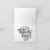 私の父 私のヒーロー 折りたたみグリーティングカード カード (内部)