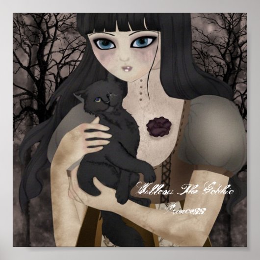 私の片目の黒猫 ポスター (正面)