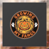 私の牙が伸びるハロウィンカボチャゴーストデザイン_1 ウィンドウサイン (シート2)
