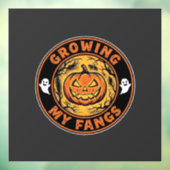 私の牙が伸びるハロウィンカボチャゴーストデザイン_1 ウィンドウサイン (シート3)