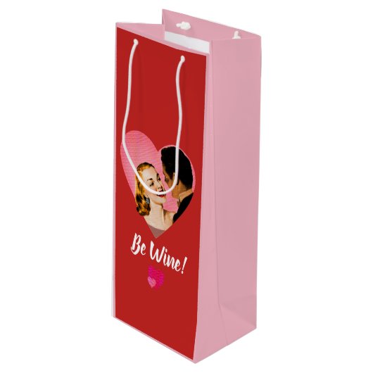 私の物だ！酒を飲め ワインギフトバッグ (正面アングル)