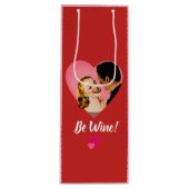 私の物だ！酒を飲め ワインギフトバッグ (正面)