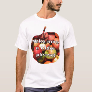 私の物にりんご酒をして下さい! Tシャツ