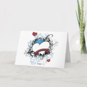 私の物のハート カード (裏面)