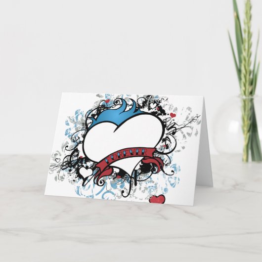 私の物のハート カード (正面)