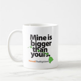 私の物はあなたのより大きいです コーヒーマグカップ