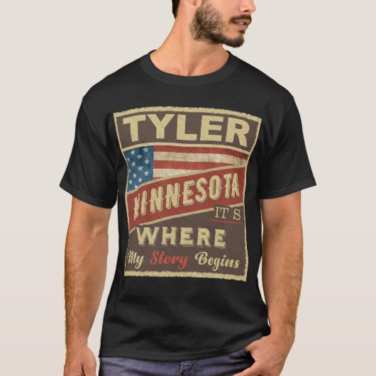 私の物語はここから始まる TYLER, MN Tシャツ (正面)