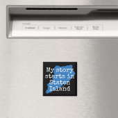 私の物語はスタテンアイランドNY磁石で始まった マグネット (インサイチュ (食洗機))