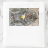 私の物!!...ワイルドタイマカケモンキー 長方形シール (バッグ)