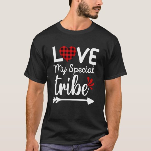 私の特別な部族を愛する学校の初日 Tシャツ (正面)
