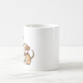 私の犬があなたを嫌っているマグカップ コーヒーマグカップ (中央)