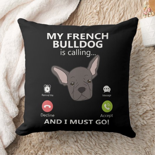 私の犬が呼び出し中で、私は母の犬派のために行かなければならない クッション (ブランケット)