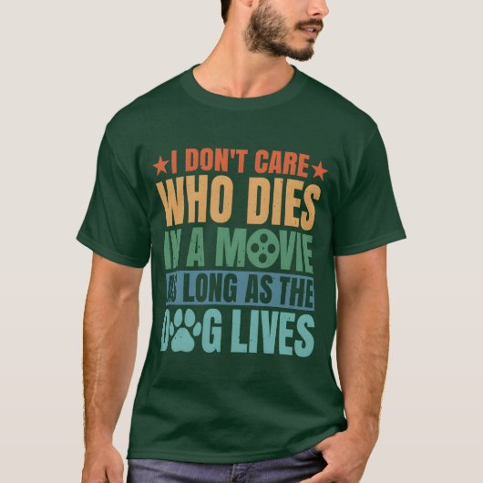 私の犬が生きている限り誰が死のうと私は気にしない 女の子 Tシャツ (正面)