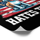 私の犬でさえトランプおもしろいが大嫌い ポスター (角)