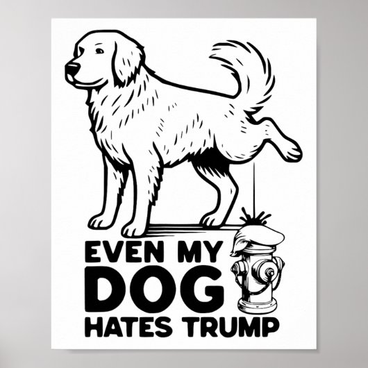 私の犬ですらトランプが嫌い ポスター (正面)