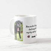 私の犬とコーヒーペットを散らかすなパーソナライズされたさい コーヒーマグカップ (正面左)