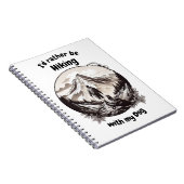 私の犬とハイキング ノートブック (右側)