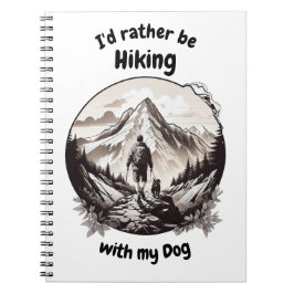 私の犬とハイキング ノートブック
