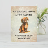 私の犬と引越しのお知らせ 案内状 (スタンド正面)