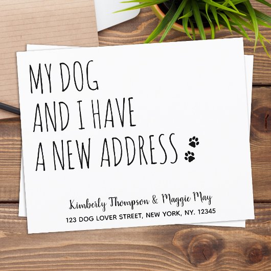 私の犬と私の新しいアドレス犬の移動を予算