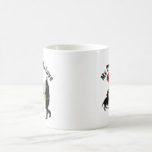 私の犬と私はラリー座る コーヒーマグカップ (中央)